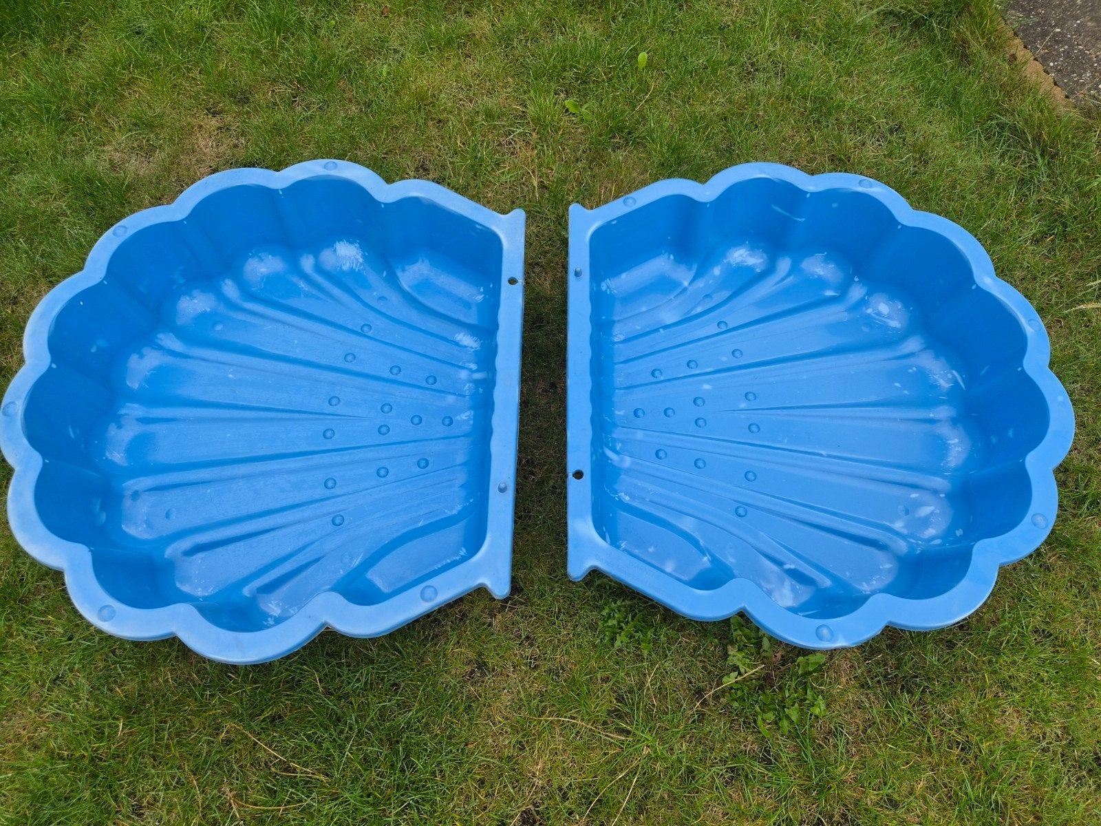 Zandbak schelp blauw, Kinderen en Baby's, Ophalen