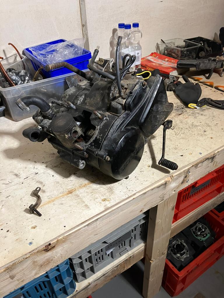 Honda mtx 125cc blok 6 bak tc02, Ophalen