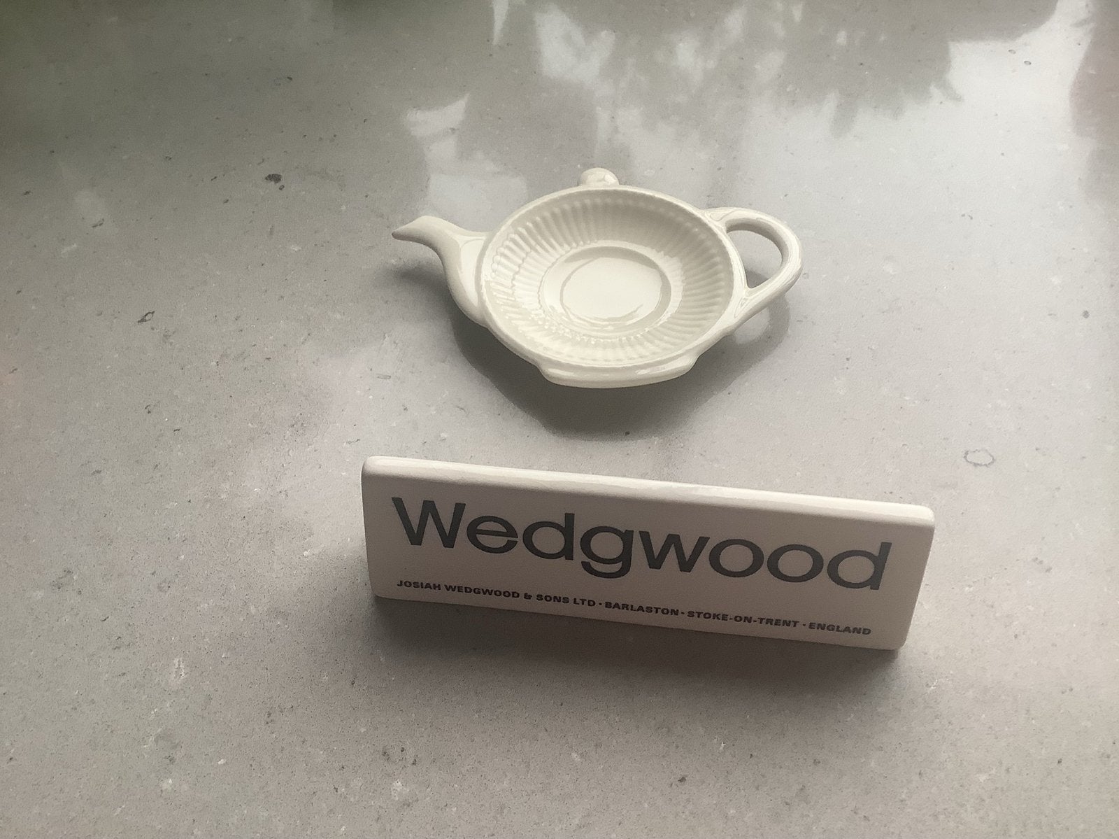 8 Theetipjes in de vorm van een theepotje WEDGWOOD EDME, Ophalen of Verzenden, Zo goed als nieuw, Aardewerk, Overige typen