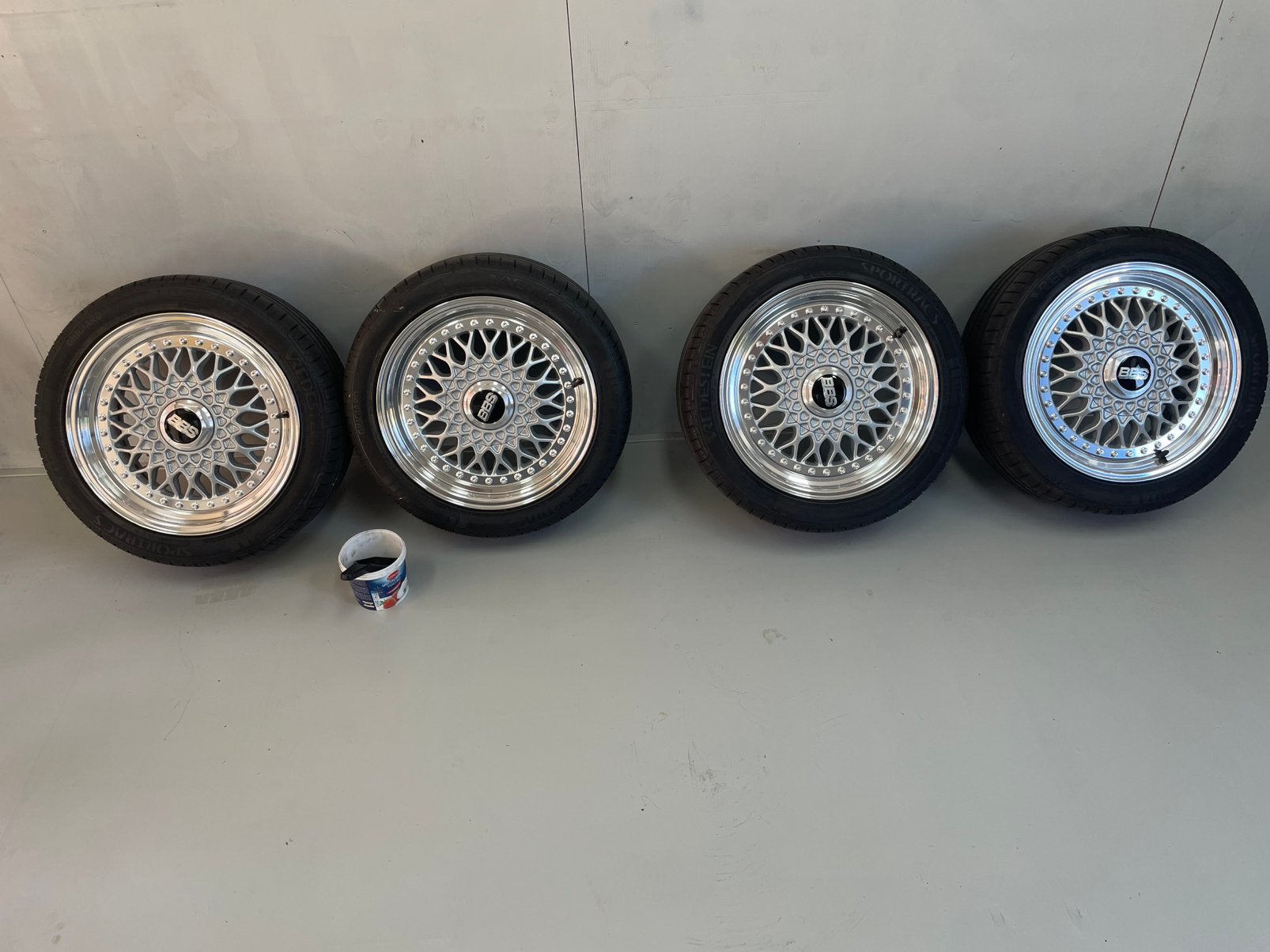 Bbs replica 16 inch 4 x 100 in nieuwstaat, Auto-onderdelen, Banden en Velgen, 16 inch, Banden en Velgen, Personenwagen, Zomerbanden