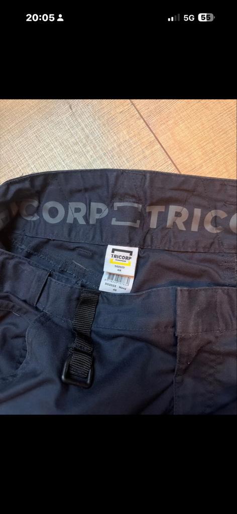 Tricorp Werkbroek Maat 48/50 (M) - Donkerblauw, Ophalen of Verzenden, Zo goed als nieuw, Maat 48/50 (M), Blauw