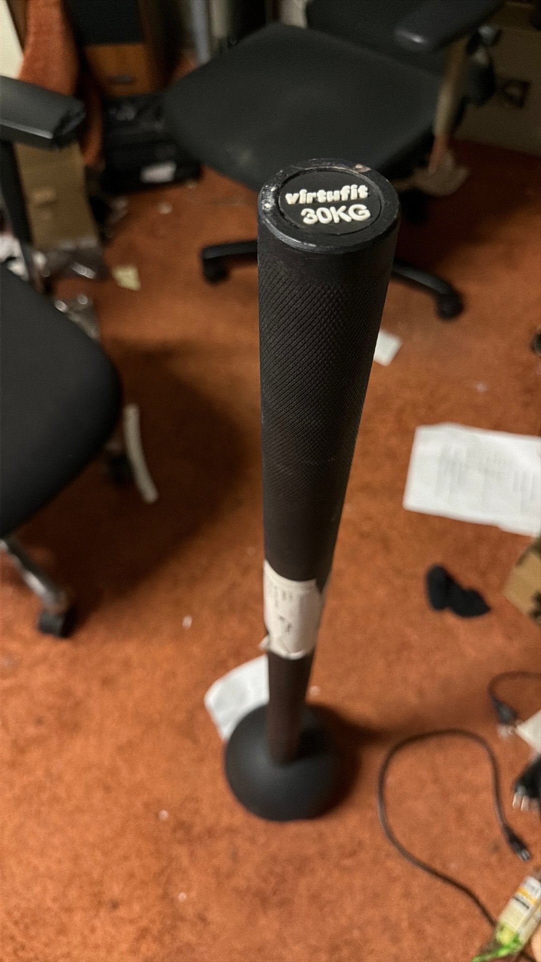 VirtuFit Macebell - Zwart - 30 kg, Ophalen of Verzenden, Nieuw