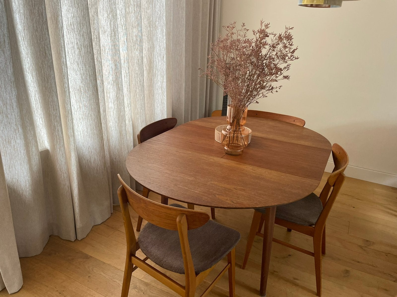 Vintage Louis van Teeffelen ronde eettafel, uitschuifbaar, Ophalen