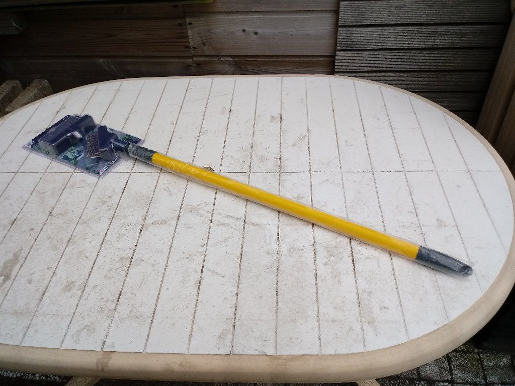 Onkruidborstelsteel - uitschuifbaar 143cm (nieuw), Ophalen, Nieuw, Overige materialen, Overige typen