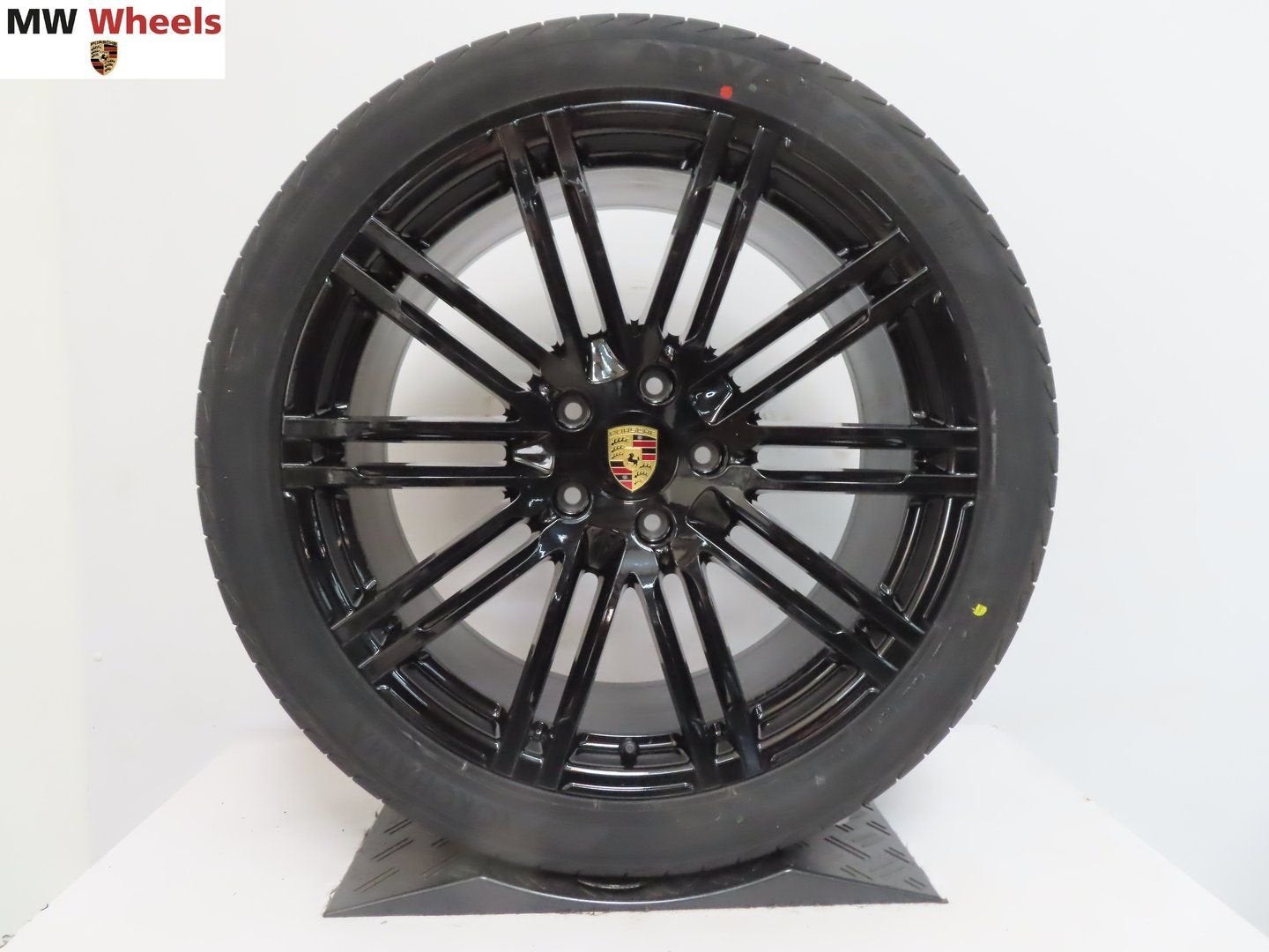 Originele Porsche Cayenne Turbo 21 inch velgen zomerbanden, 295 mm, -, -, Banden en Velgen