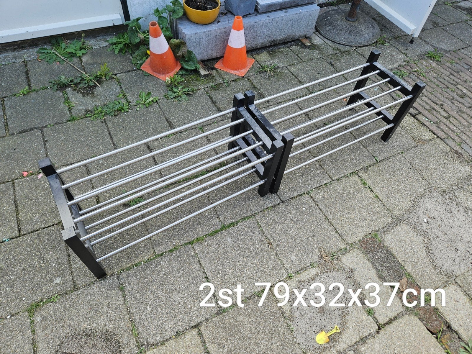 Schoenenrek zwart IKEA 2 stuks, Ophalen, Gebruikt