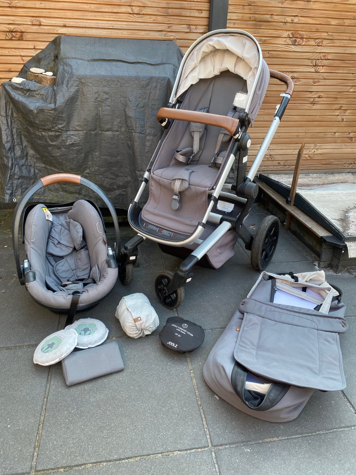 Joolz day 2 met maxi cosy en accessoires, Gebruikt, Combiwagen, Verstelbare duwstang, Ophalen