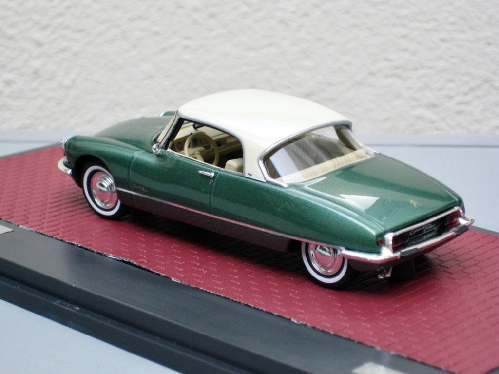 Citroen DS 21 coupé Grand Palais groen metallic Matrix 1:43, Ophalen of Verzenden, Nieuw, Auto, Overige merken