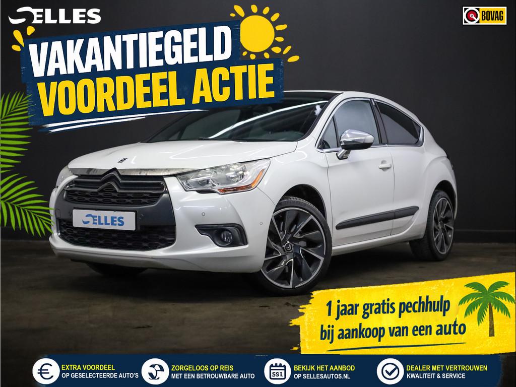 Citroën DS4 1.6 THP Sport Chic | Trekhaak | 200 PK | Ledere, Auto's, Citroën, Voorwielaandrijving, Euro 5, Zwart, 4 cilinders