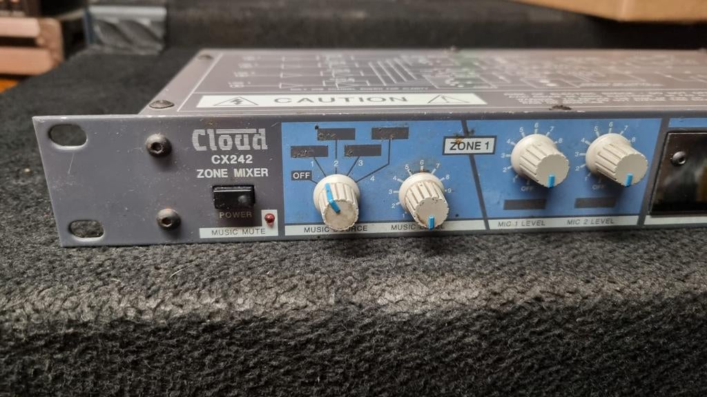 ✅Cloud cx 424 zone mixer 19 inch, Ophalen, Gebruikt, Info@verbuntaudio.nl, Minder dan 5 kanalen