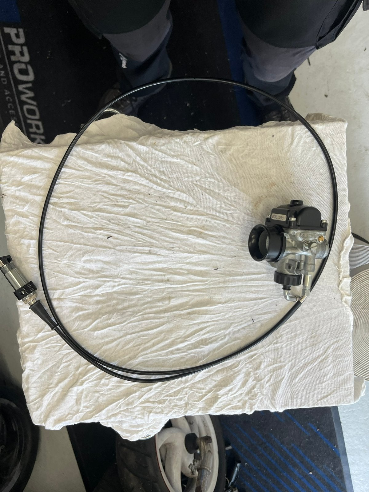 Dellorto phbg 21 mm carburateur met handchoke, Motoren, Ophalen of Verzenden