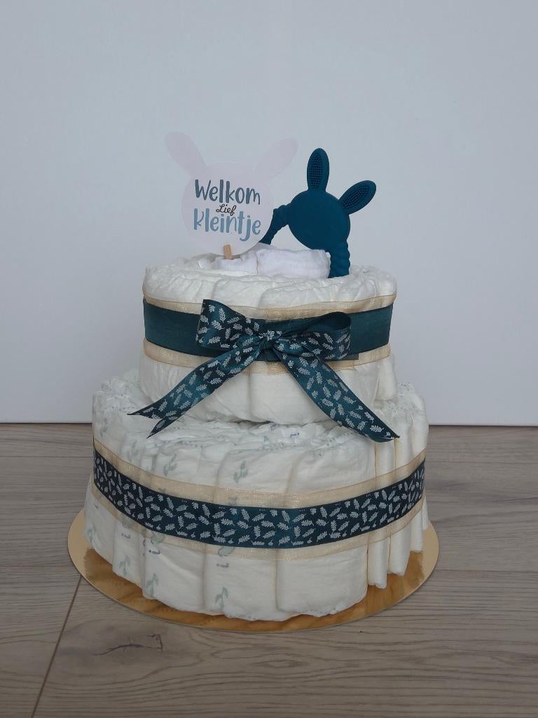 Luiertaart Pamper- Babyshower Cadeau, Kinderen en Baby's, Kraamcadeaus en Geboorteborden, Ophalen of Verzenden, Nieuw, Kraamcadeau