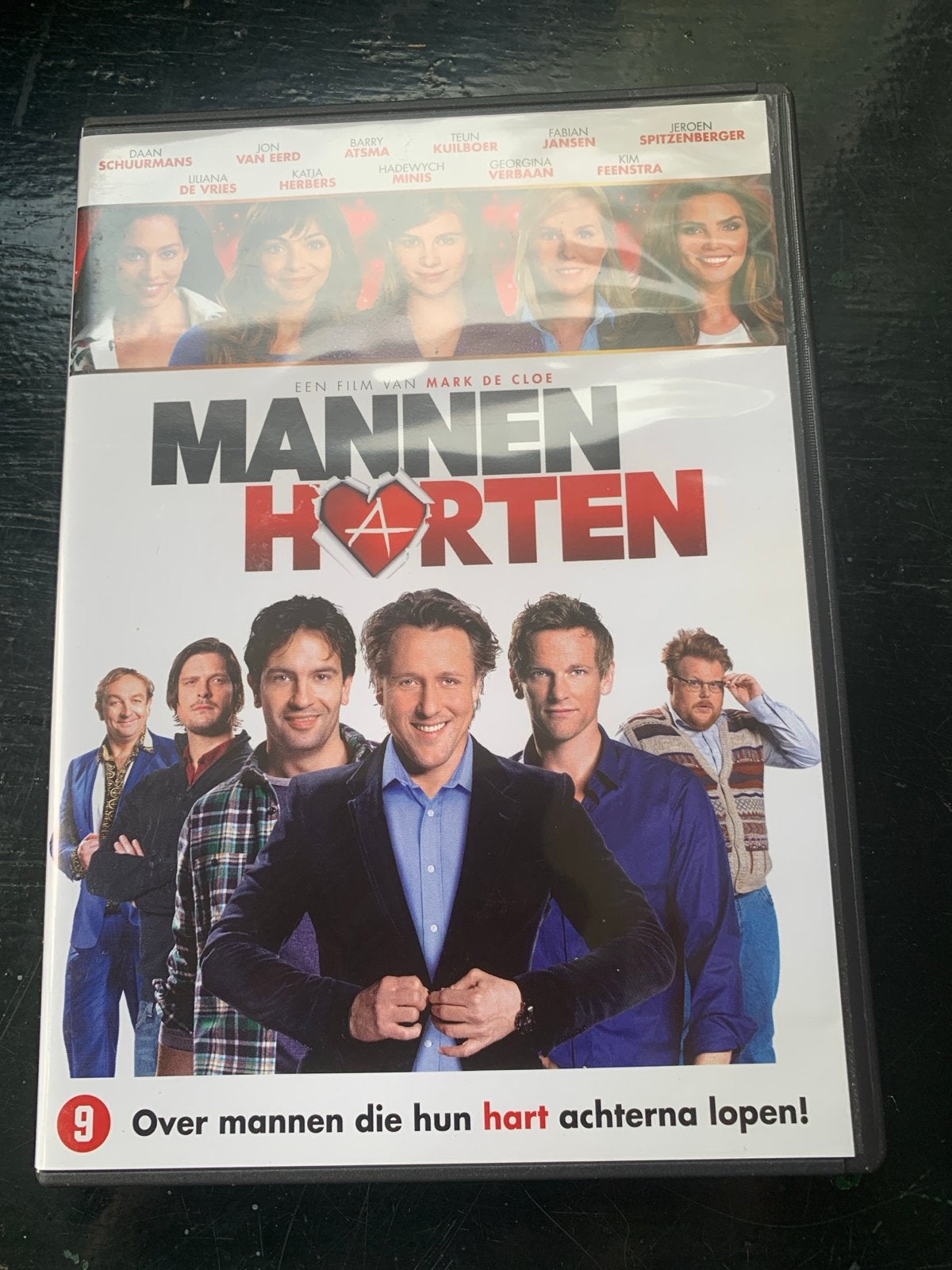 DVD mannen harten, Romantische komedie, Vanaf 9 jaar, Zo goed als nieuw, Ophalen of Verzenden