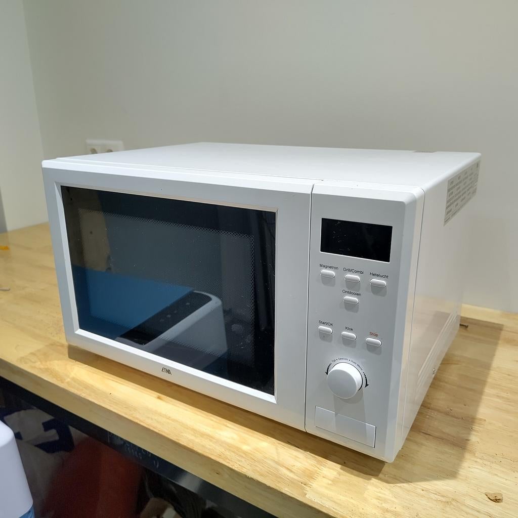 Etna combi-magnetron - Wit 900W, Ophalen, Combimagnetron, Gebruikt, Hete lucht