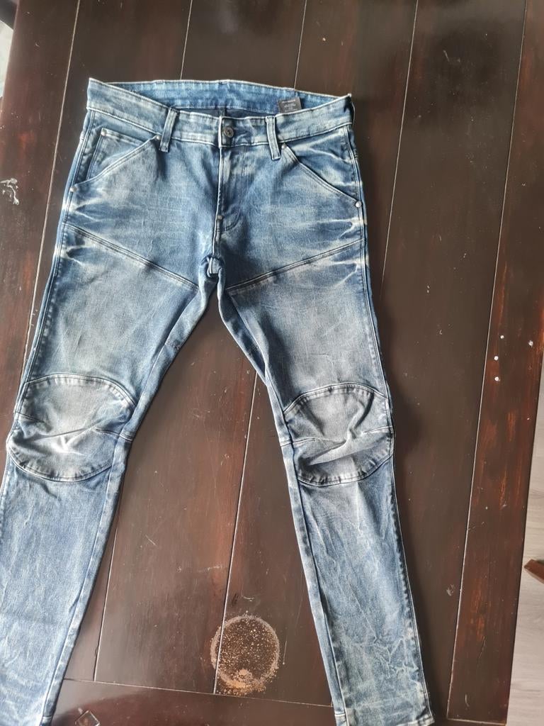 ZGAN G STAR RAW 5620 3D SUPERSLIM STRETCH JEANS SIZE 32/32!!, G-Star Raw, Blauw, W32 (confectie 46) of kleiner, Ophalen of Verzenden