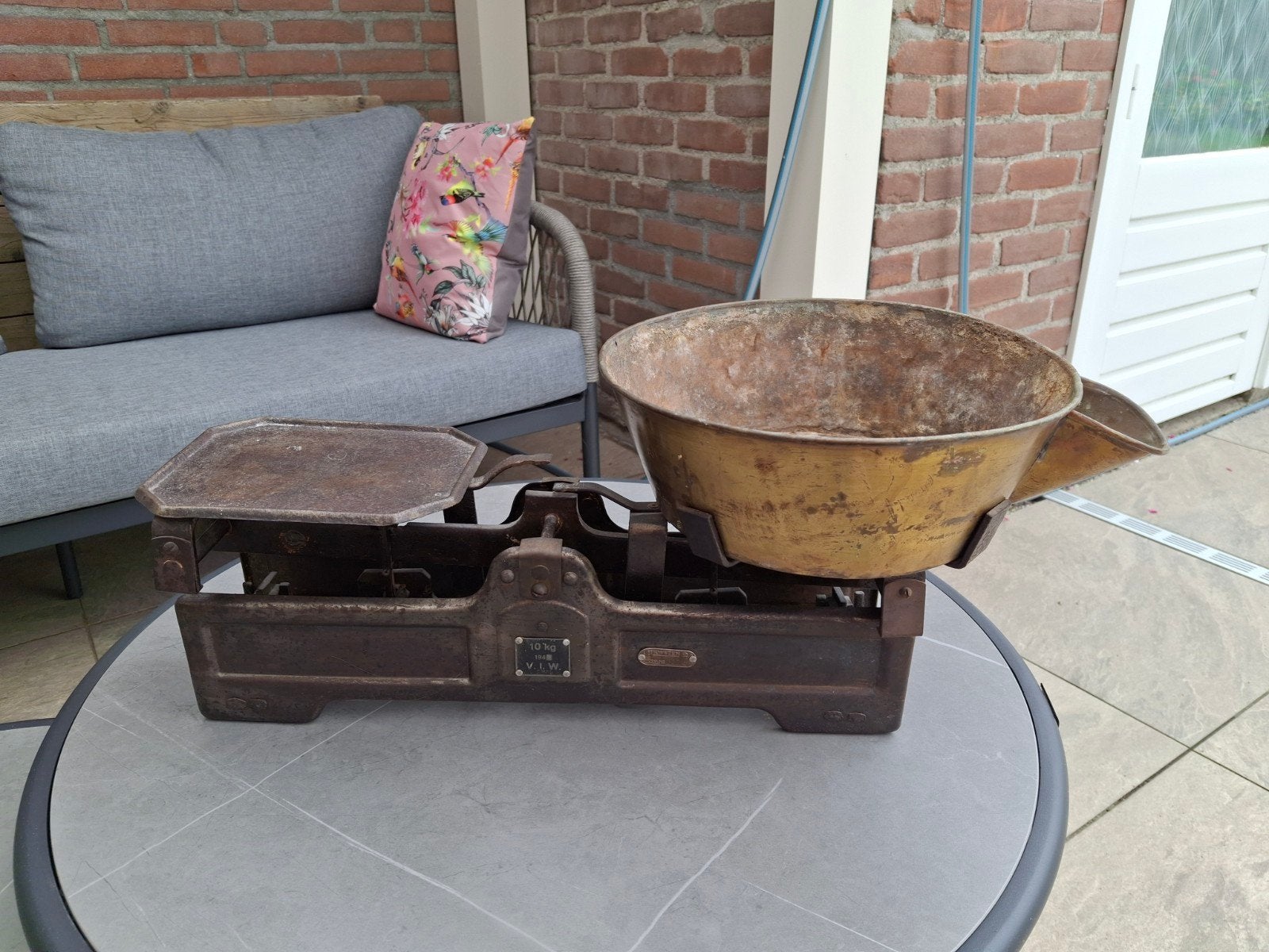 Antieke Weegschaal - 10 kg V.I.W. Model No. 2, Ophalen