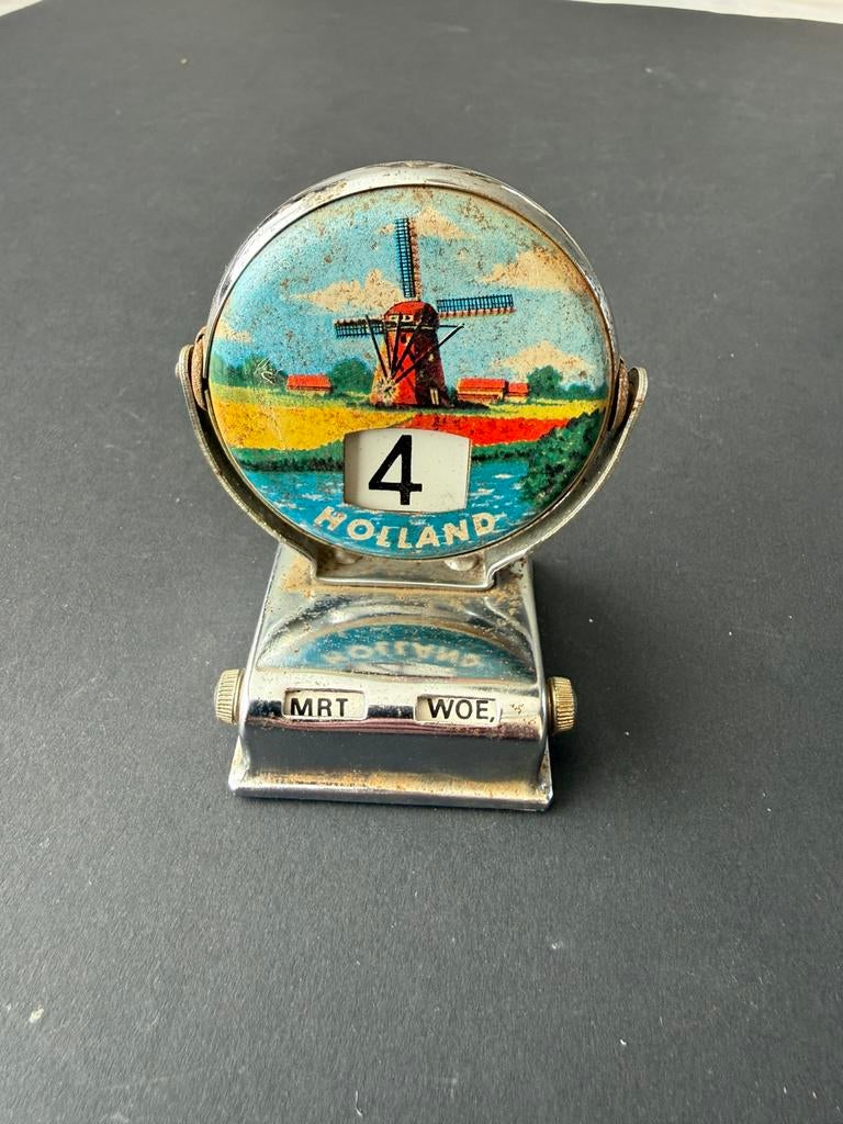 Vintage eeuwigdurende kalender, Ophalen of Verzenden