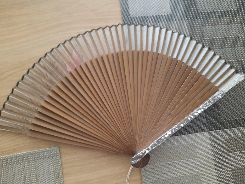 Vintage japanse handwaaier, Ophalen of Verzenden