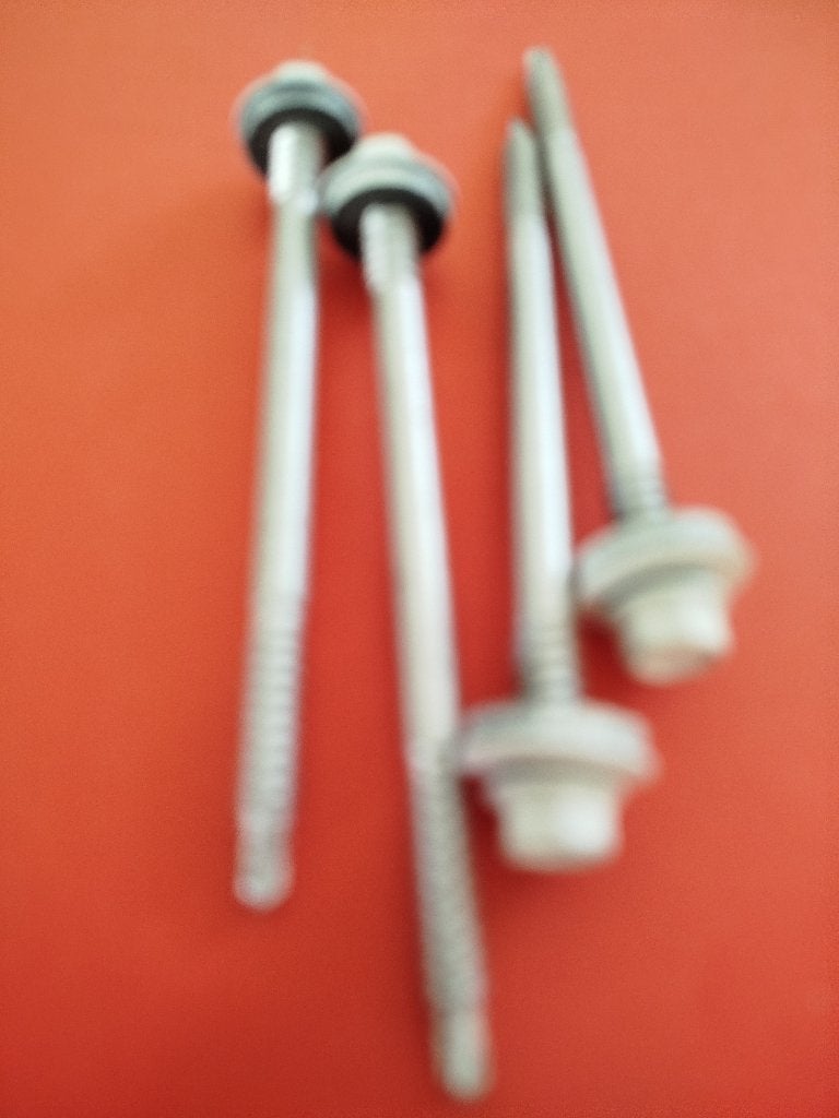 50 st.RVS-bi metalen Sandwichpaneel schroeven 5,5x90 zwart, N, 20 tot 50 mm, N, Nieuw