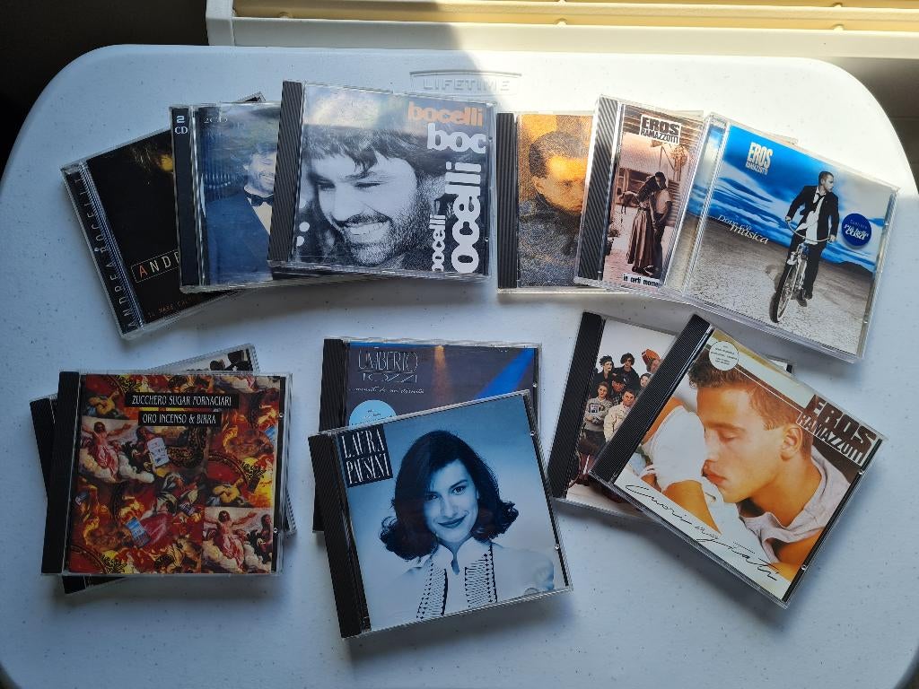 CD's Ramazzotti - Pausini - Bocelli - Tozzi - Zucchero, Ophalen of Verzenden, Zo goed als nieuw
