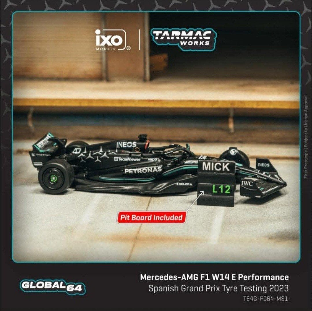 Tarmac – 2023 Mercedes-AMG F1 W14 E Performance Mick Schumac, Mymodelcar@outlook.com, Auto, Tarmac, Ophalen of Verzenden