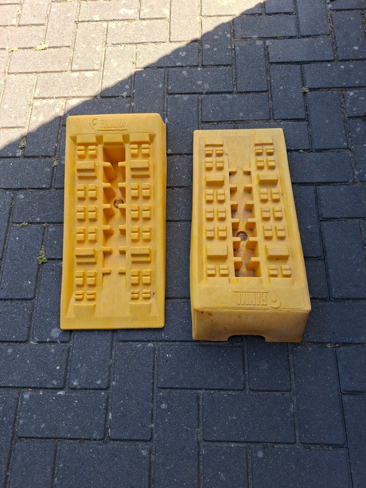 Fiamma Level Up Camper Caravan Oprijblokken (set van 2), Caravans en Kamperen, Caravan accessoires, Ophalen, Gebruikt