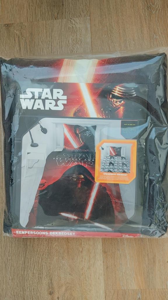 Star Wars eenpersoons dekbedovertrekset 140x200, Overige materialen, 100 tot 150 cm, Modern, Thema, Star Wars, Nieuw