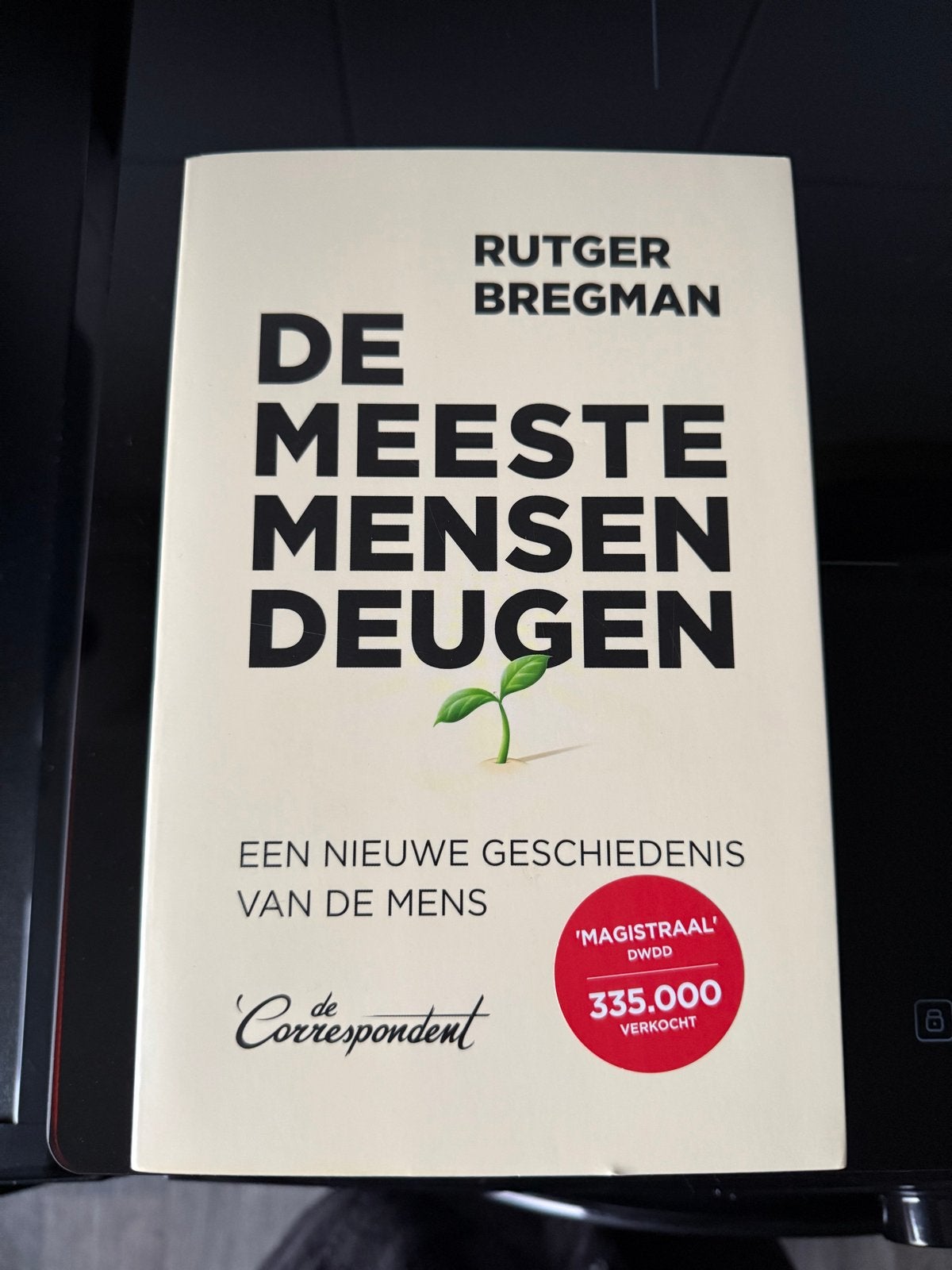 De Meeste Mensen Deugen - Rutger Bregman, Ophalen of Verzenden, Zo goed als nieuw, Eén auteur