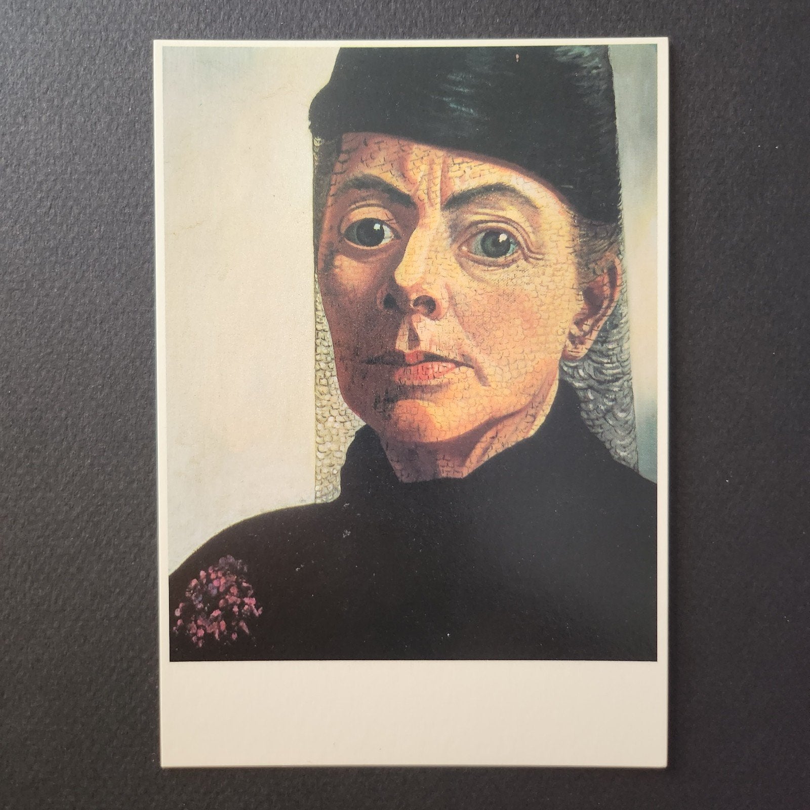 Kunstkaart Charley Toorop Zelfportret Kröller-Müller, Verzenden, 1980 tot heden, Ongelopen, Cultuur en Media