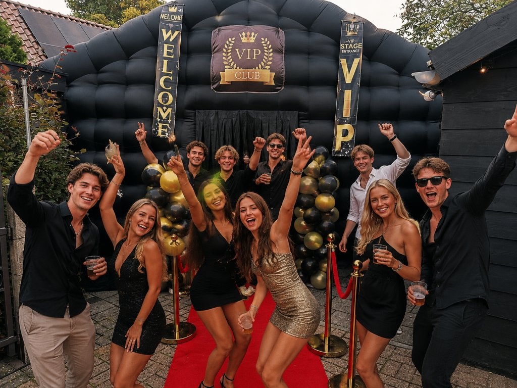 Huur een Opblaasbare Partytent compleet pakket, Partytent, 6 meter of meer, Zo goed als nieuw, 5 tot 8 meter