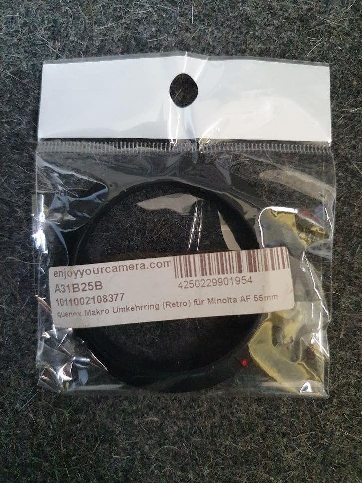 Makro omkeerring voor Minolta AF 55 mm, Overige merken, Overige typen, Ophalen of Verzenden, Eiberstraat 9 te Dokkum