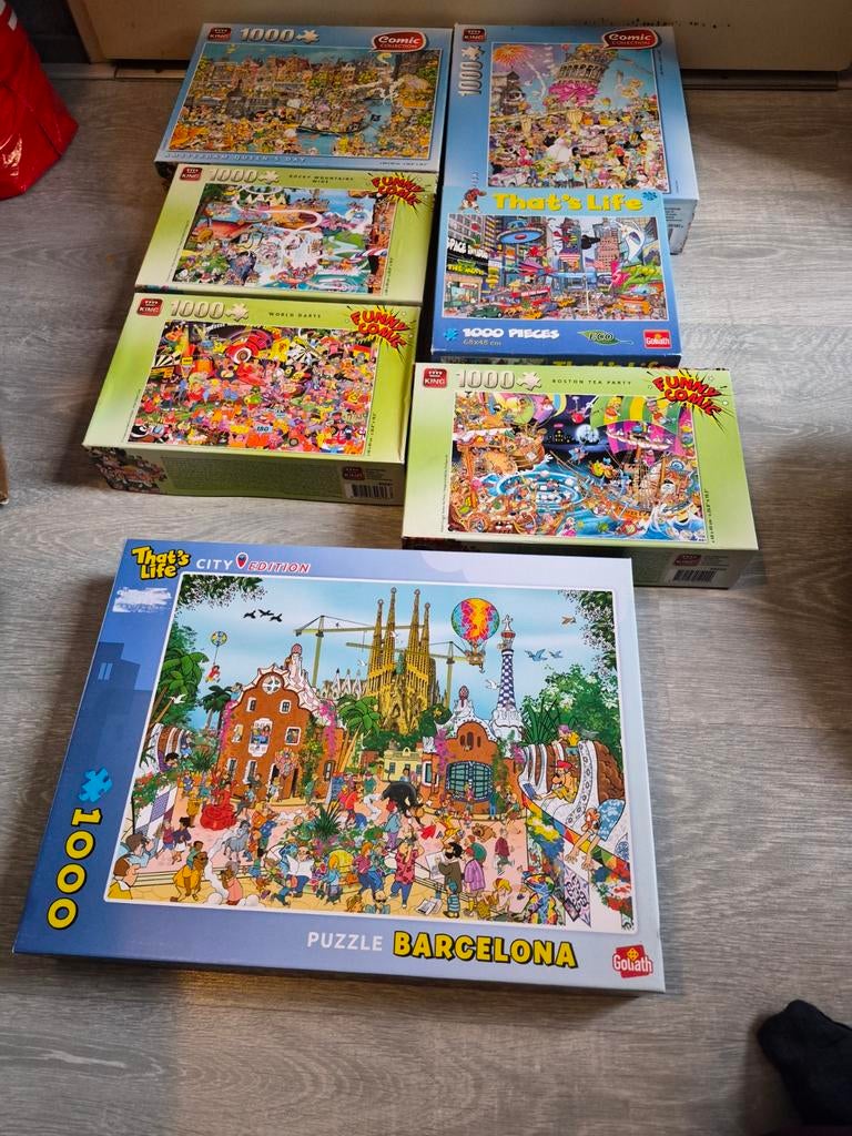 7PuzzelsVaste prijs€15euro, Hobby en Vrije tijd, Verzenden, 500 t/m 1500 stukjes, Zo goed als nieuw