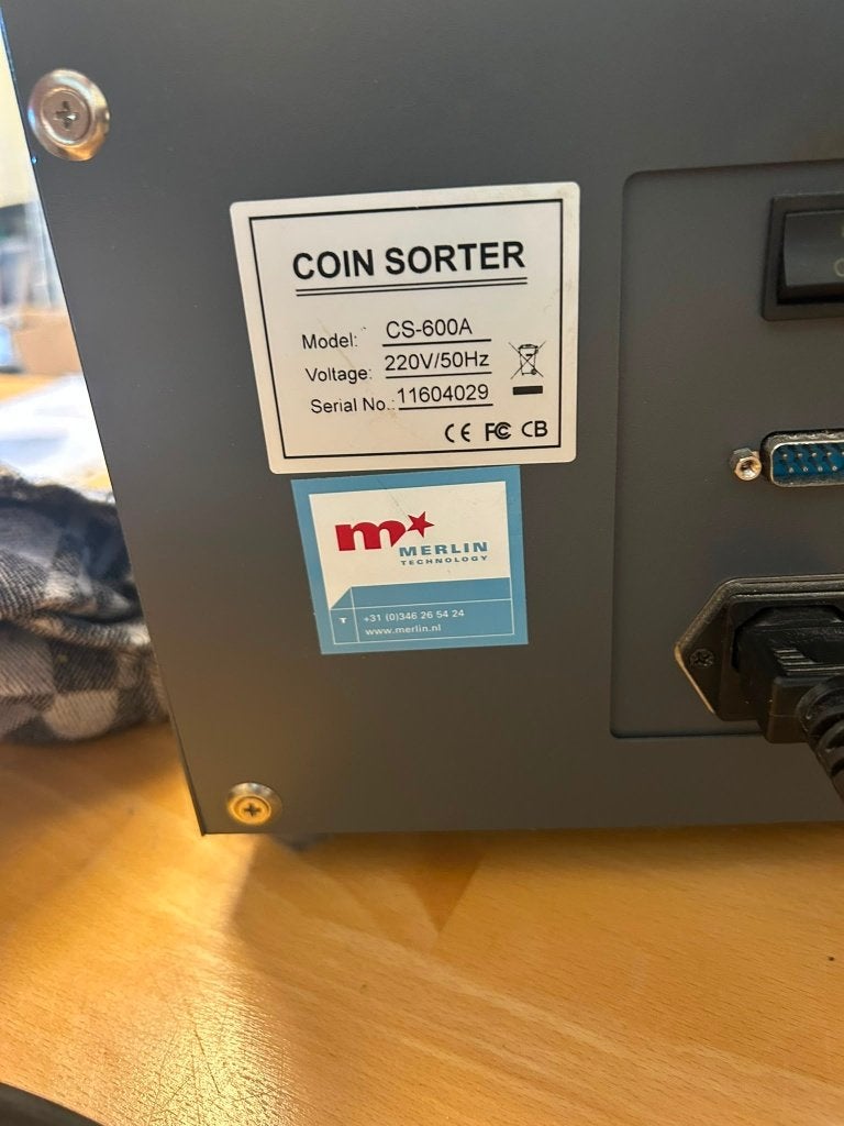 Merlin Technology CS-600A Muntsorteermachine, Postzegels en Munten, Munten en Bankbiljetten | Toebehoren, Ophalen