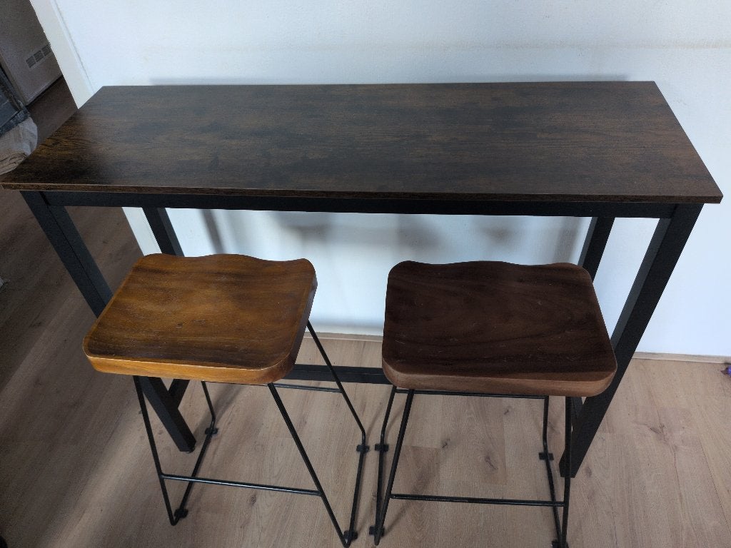 Barkrukken 76cm hoog, Huis en Inrichting, 2 krukken, Ophalen, Hout, 60 tot 90 cm