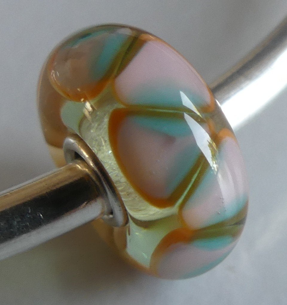 Trollbeads ROZE VERSIERING, -, Verzenden, -, Zo goed als nieuw