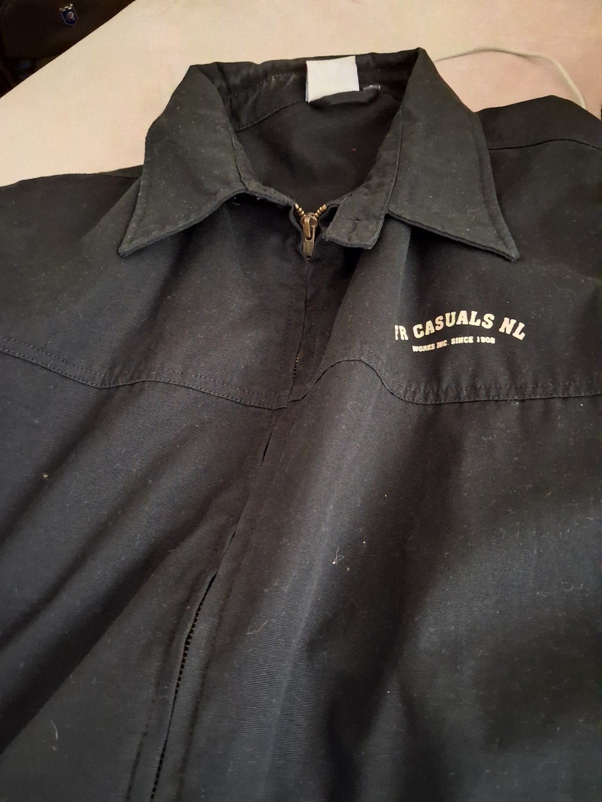 Feyenoord Casuals NL Jasje Maat L ophalen in Gouda, Kleding | Heren, Maat 52/54 (L), Zwart, Ophalen of Verzenden, Gedragen