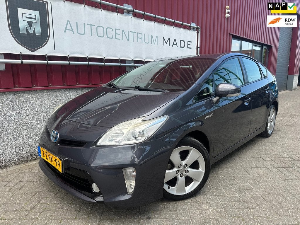 Toyota Prius 1.8 Business // Clima // Navi Carplay // 167 DK, Auto's, Toyota, Euro 5, Gebruikt, 4 cilinders, Blauw