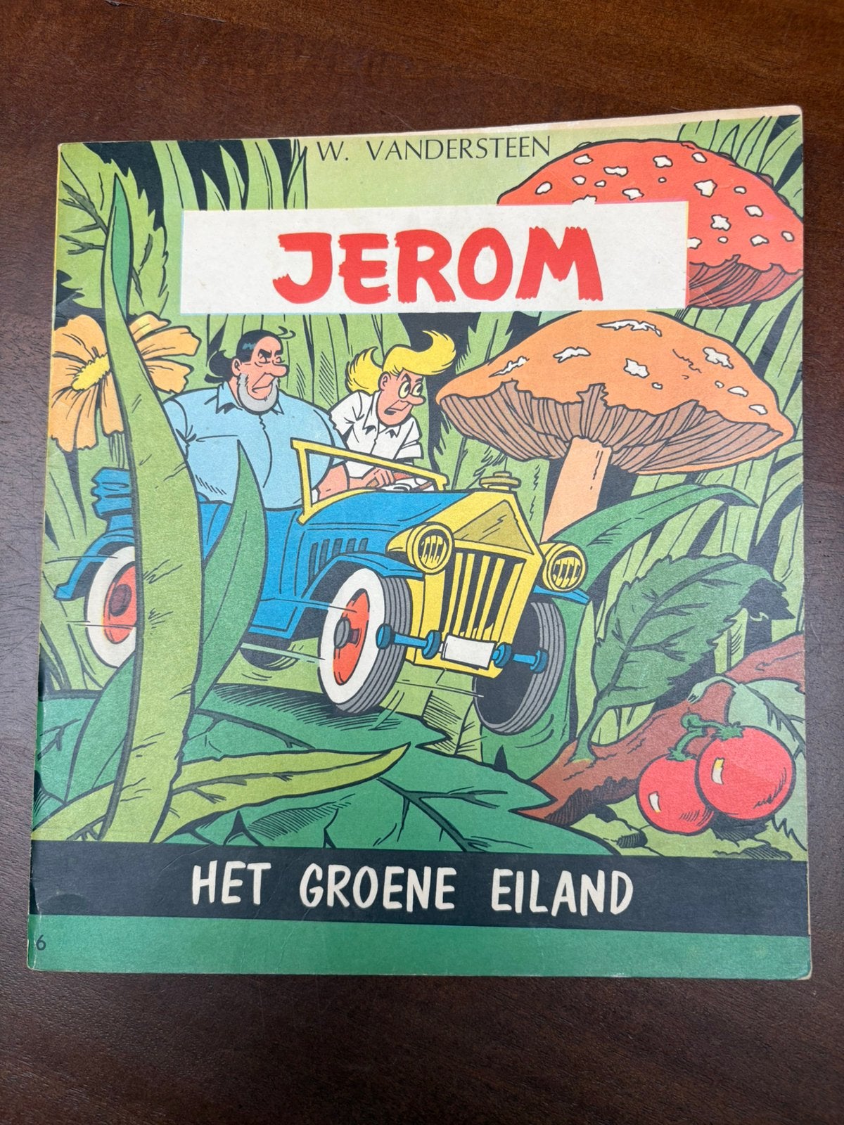 Oude jerom nr 6 het groene eiland, Eén stripboek, Ophalen of Verzenden, Zo goed als nieuw