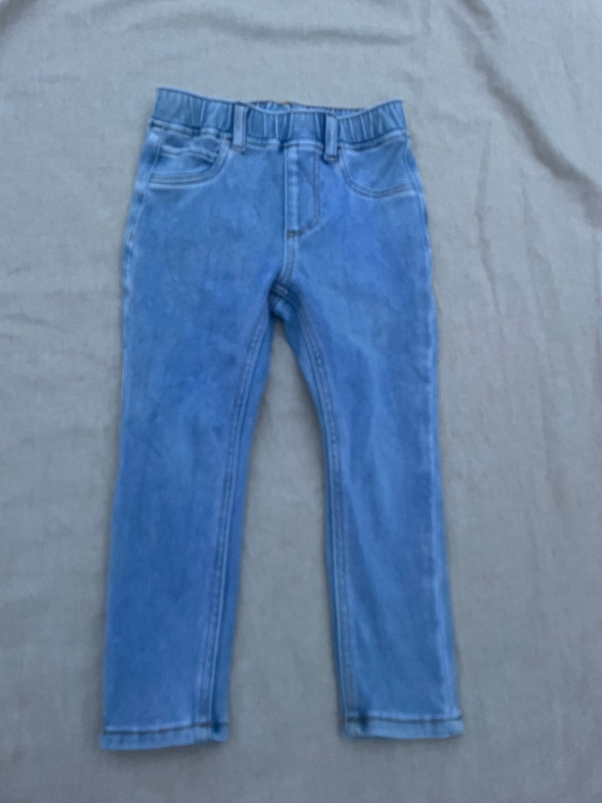 Skinny spijkerbroek maat 98, Ophalen, Zo goed als nieuw, Meisje, Broek