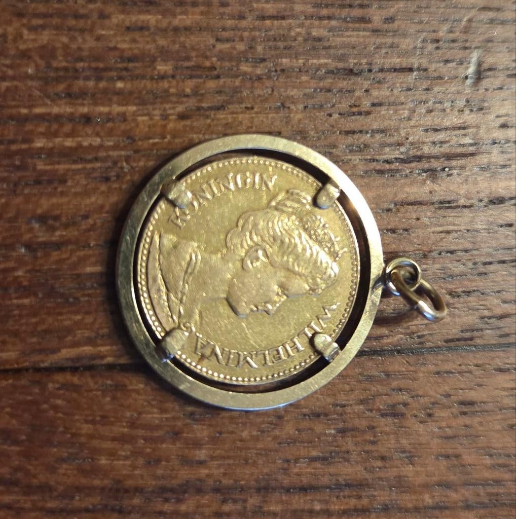Gouden vijfje 1912, Ophalen of Verzenden, Goud