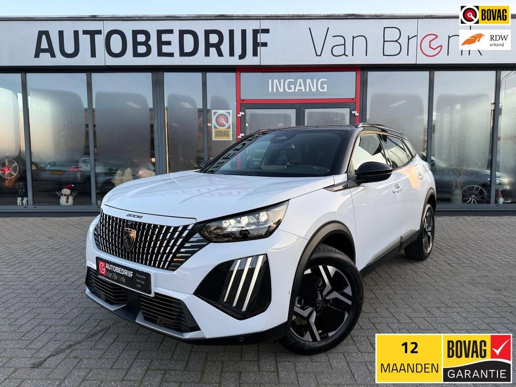 Peugeot 2008 1.2 PureTech 130 GT | ACC | Dodehoekdetectie, Parkeersensor, Gebruikt, 1199 cc, Leder en Stof