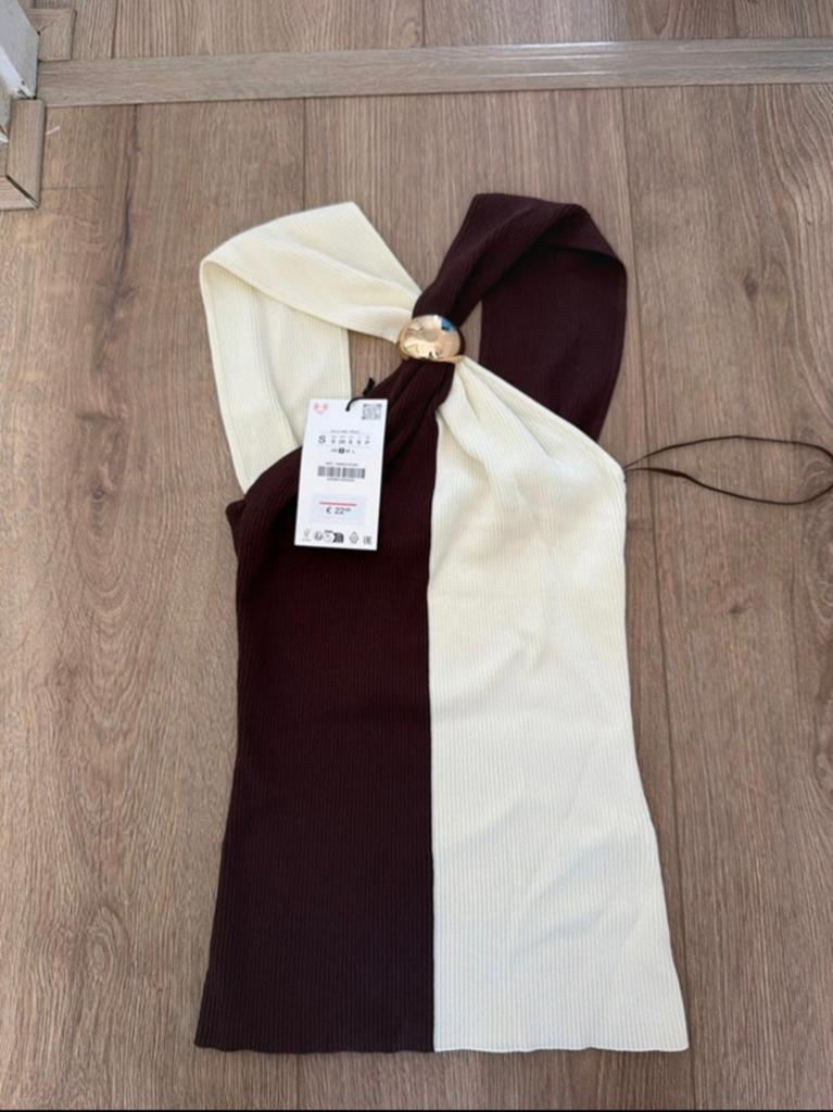 Zara top NIEUW, Wit, Nieuw, Ophalen of Verzenden, Maat 36 (S)
