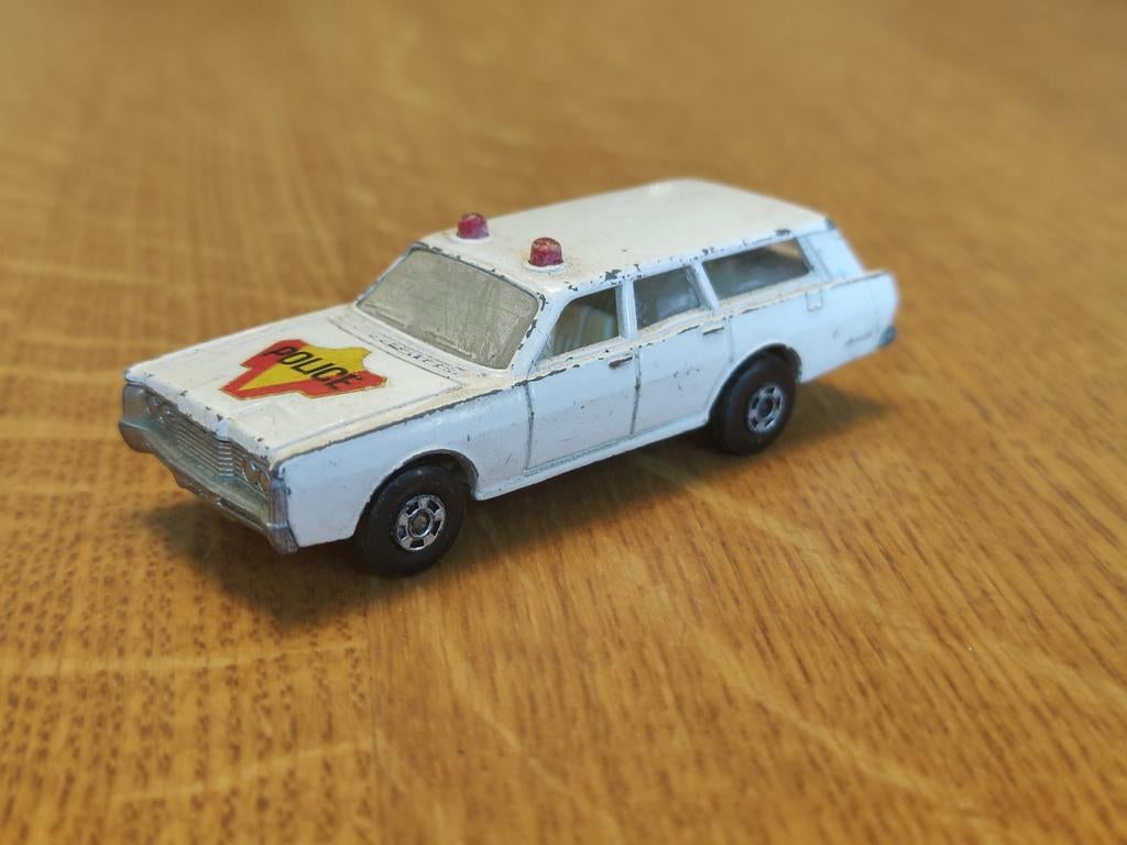 Matchbox Mercury Police Car, Ophalen of Verzenden, Zo goed als nieuw, Auto