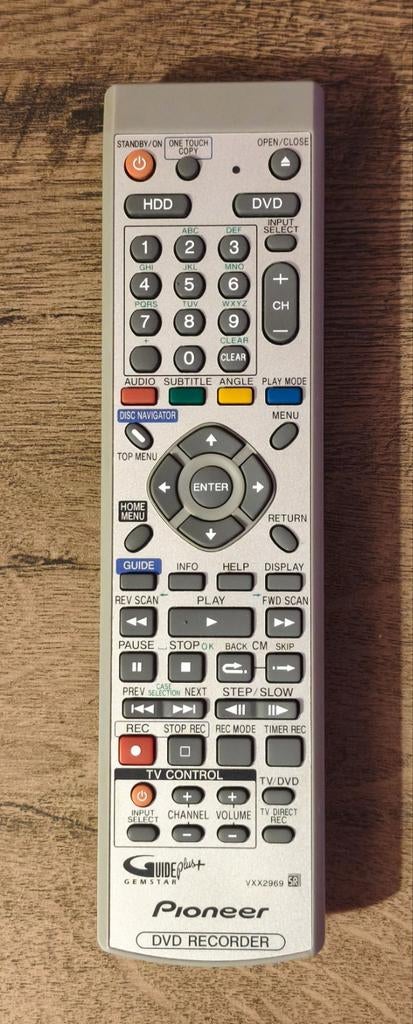 Pioneer VXX2969 afstandsbediening voor DVD recorder, Ophalen of Verzenden, Gebruikt, Origineel, Dvd