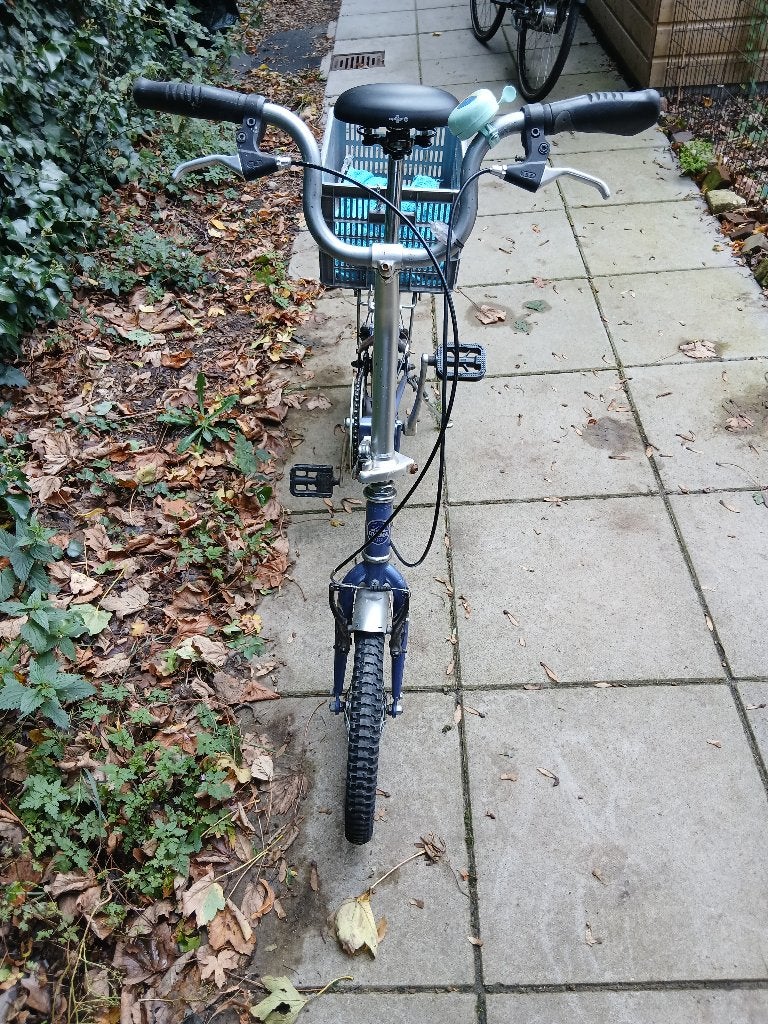 Opvouwbare fiets - Remkabels recent vervangen, 20 inch of meer, Gebruikt, Velgrem, Totaal opvouwbaar
