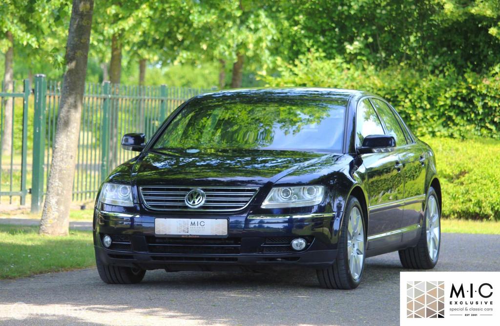 Volkswagen Phaeton 6.0 W12 | topstaat! | In/ruil welkom!, Automaat, 12 cilinders, Blauw, Traction-control