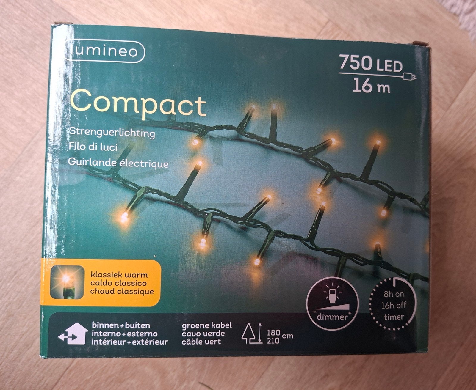 Aangeboden nieuw 750 LED strengverlichting, Ophalen, Kunststof, Minder dan 50 watt, Nieuw
