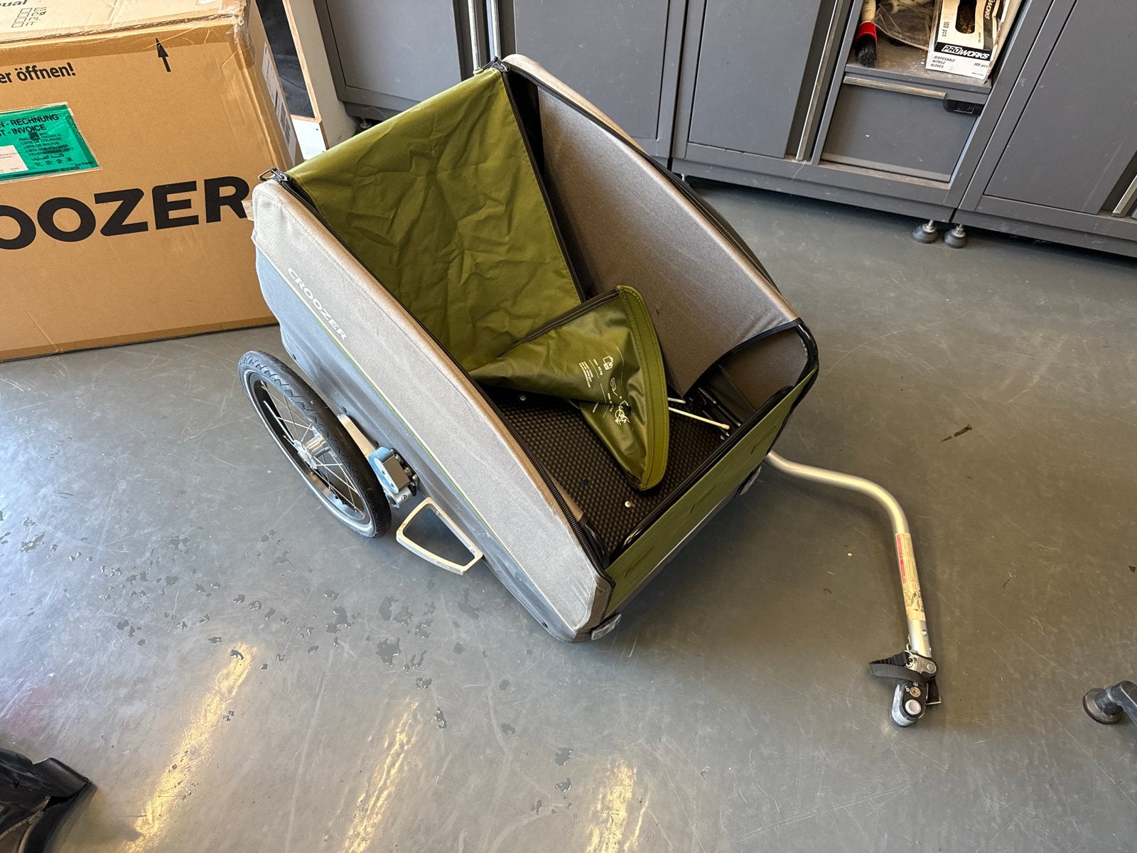 Croozer Cargo fietsenkar, Ophalen, Opvouwbaar, Bagagekar, 20 tot 40 kg