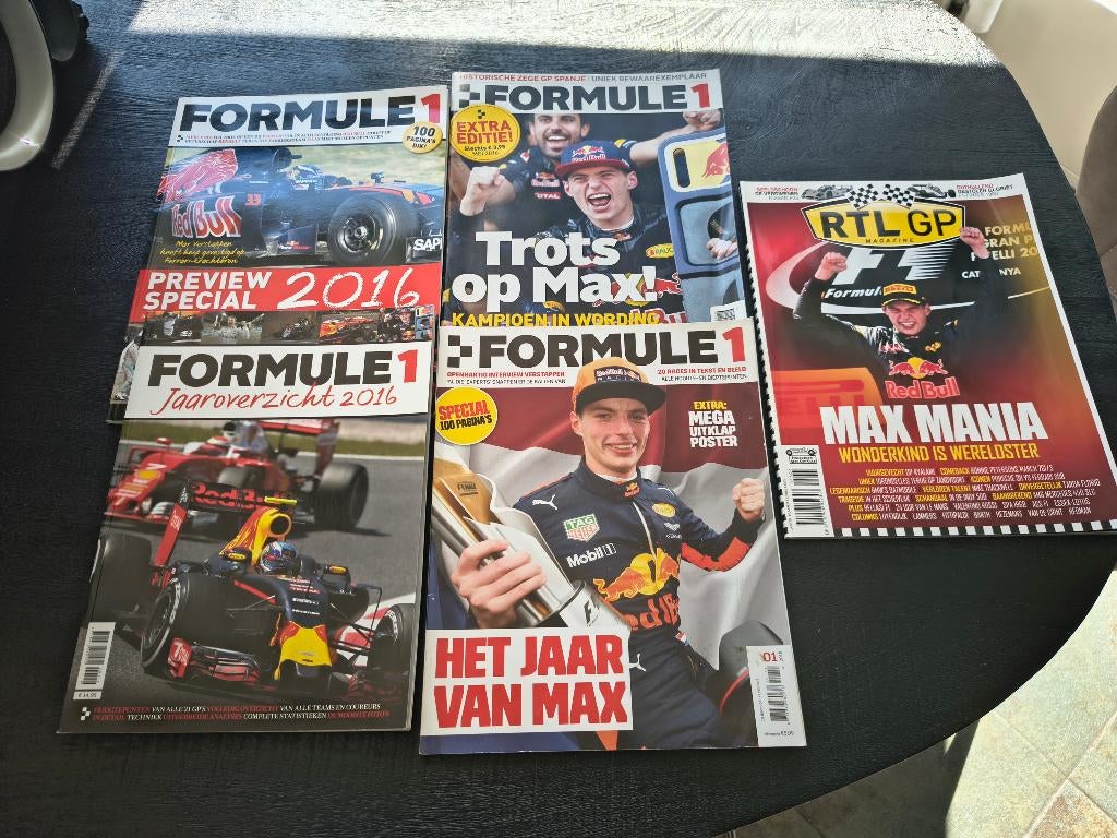 Max verstappen F1 tijdschriften 2016, Verzenden, Zo goed als nieuw, Formule 1
