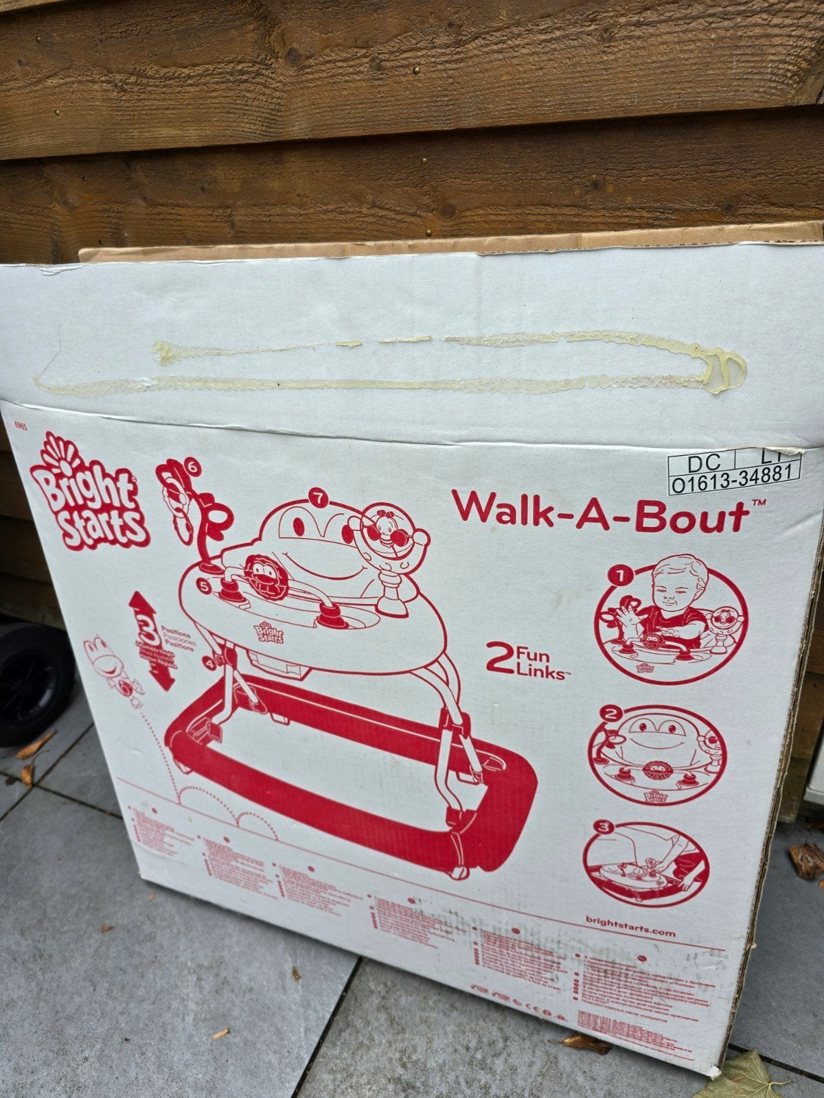 Bright Starts Walk-A-Bout loopstoel, Ophalen, Zo goed als nieuw